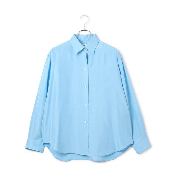 ADAM ET ROPE'「【EMOELLE】サンドシルクシャツ」|シャツ・ブラウス|