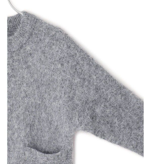 ADAM ET ROPE'「【WEB限定】フラッフィージップショートカーディガン」|カーディガン|