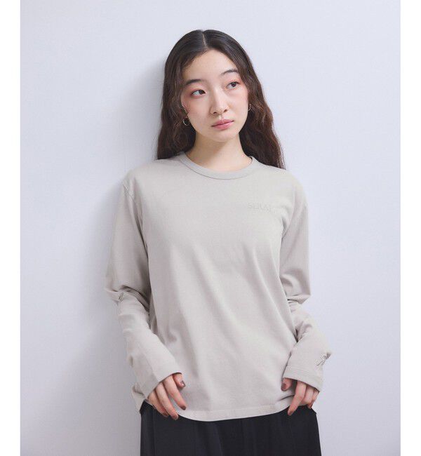 ADAM ET ROPE'「【WEB限定】ガーメントダイリンガーロンTee」|Tシャツ・カットソー|