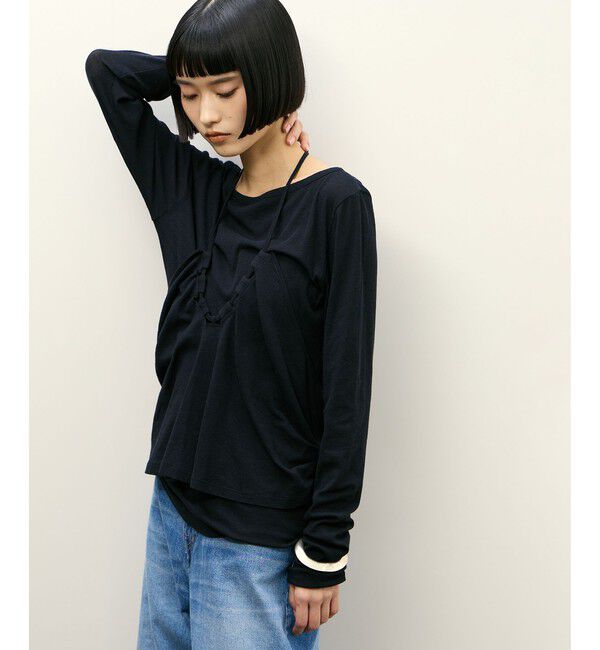 ADAM ET ROPE'「ホルターネックカットソー」|Tシャツ・カットソー|