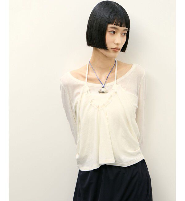 ADAM ET ROPE'「ホルターネックカットソー」|Tシャツ・カットソー|