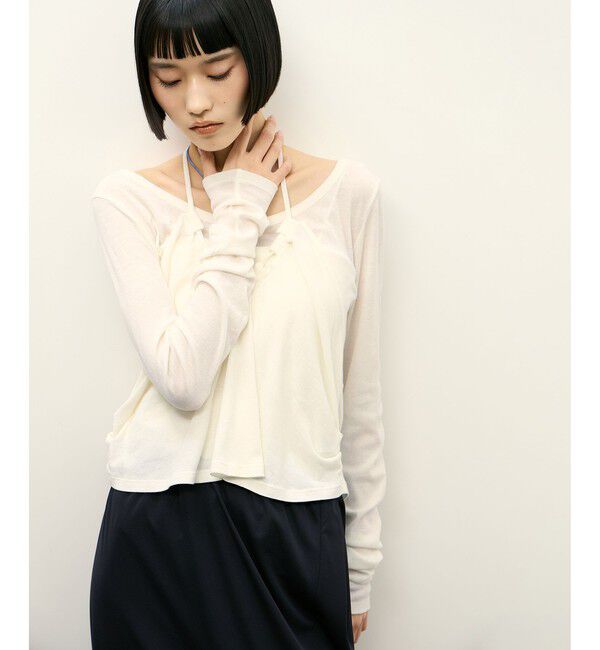 ADAM ET ROPE'「ホルターネックカットソー」|Tシャツ・カットソー|