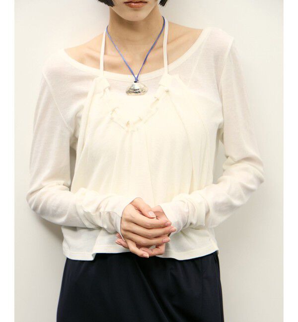 ADAM ET ROPE'「ホルターネックカットソー」|Tシャツ・カットソー|