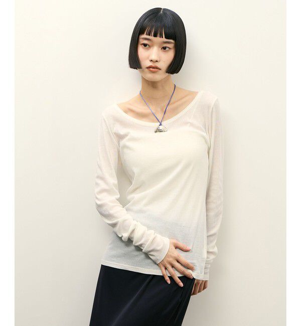 ADAM ET ROPE'「ホルターネックカットソー」|Tシャツ・カットソー|