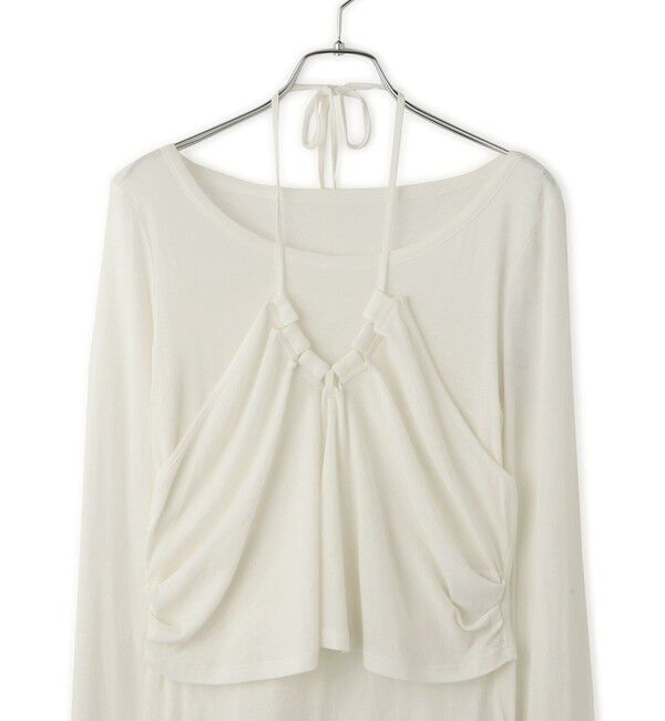 ADAM ET ROPE'「ホルターネックカットソー」|Tシャツ・カットソー|