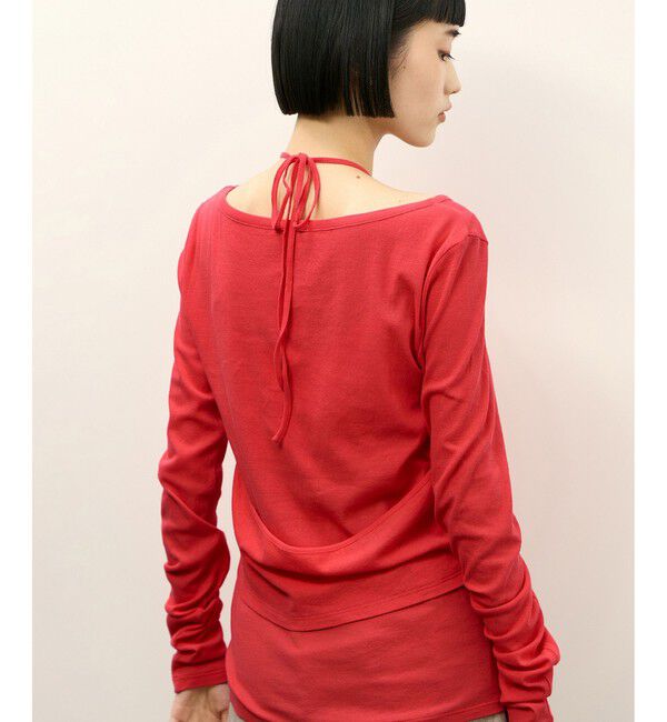 ADAM ET ROPE'「ホルターネックカットソー」|Tシャツ・カットソー|