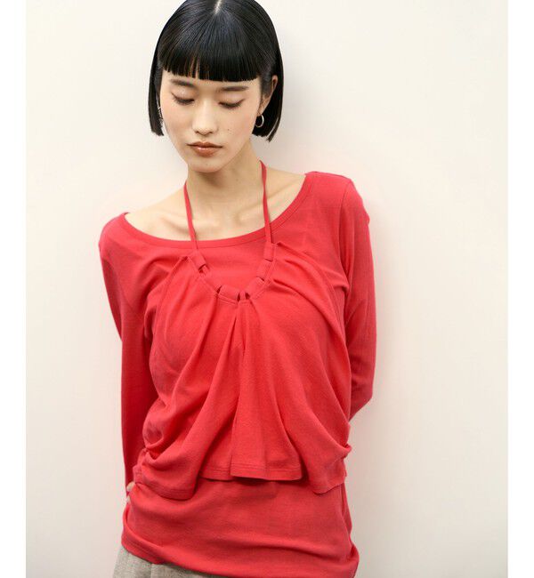 ADAM ET ROPE'「ホルターネックカットソー」|Tシャツ・カットソー|