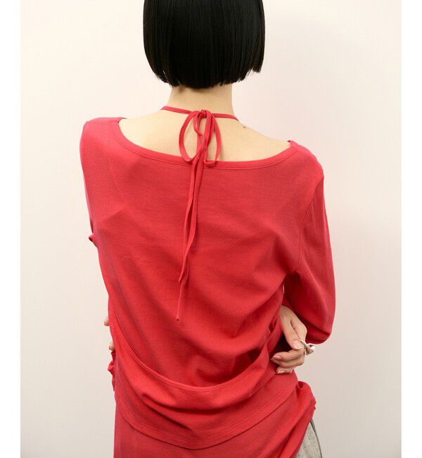 ADAM ET ROPE'「ホルターネックカットソー」|Tシャツ・カットソー|