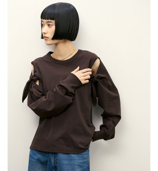 ADAM ET ROPE'「2WAYノットプルオーバー」|Tシャツ・カットソー|