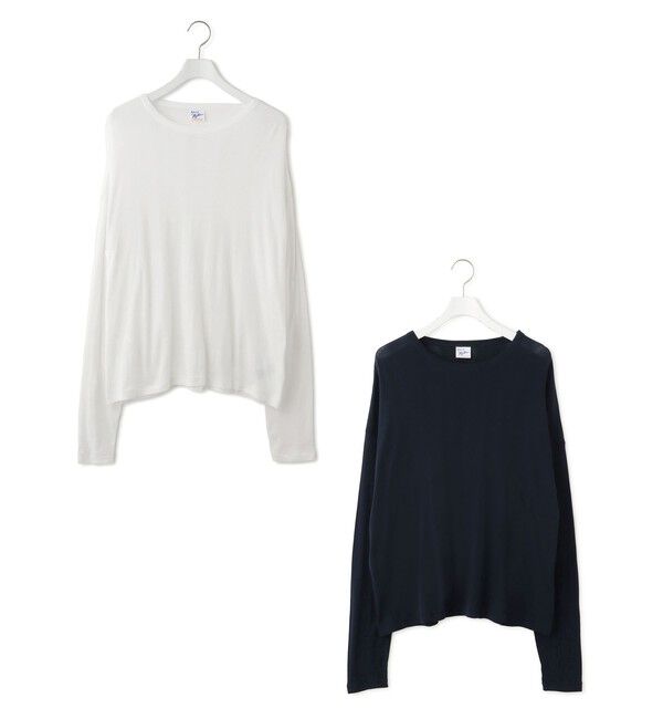 ADAM ET ROPE'「【Miller for ADAM ET ROPE'】別注 L/S SHEER TEE（2PACK）」|Tシャツ・カットソー|
