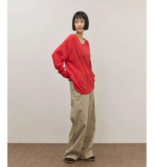 ADAM ET ROPE'「【Miller for ADAM ET ROPE'】別注 L/S SHEER TEE（2PACK）」|Tシャツ・カットソー|