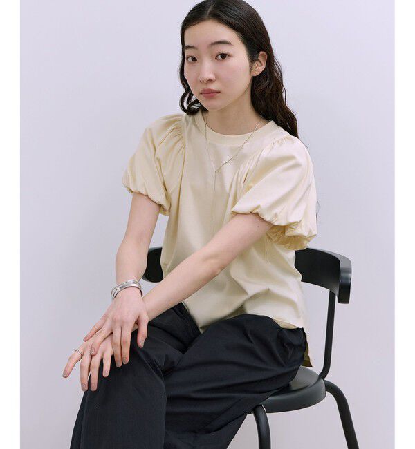 ADAM ET ROPE'「【WEB限定】パフスリーブプルオーバー」|Tシャツ・カットソー|
