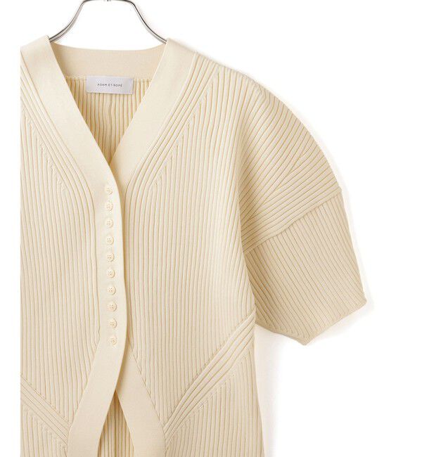 ADAM ET ROPE'「【サステナブル】フォルムニットカーディガン」|カーディガン|
