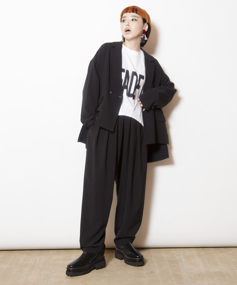  「タックパンツ」|スラックス|