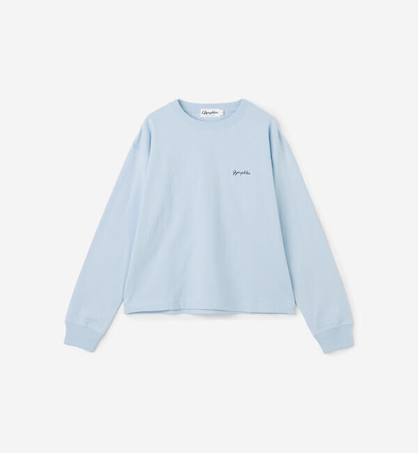 GYMPHLEX「Gymphlex | コットンジャージー クルーネック長袖Tシャツ WOMEN」|Tシャツ・カットソー|