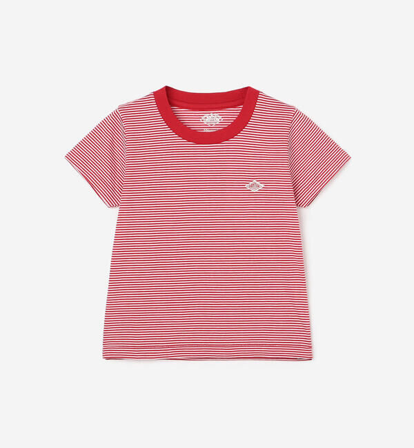 DANTON「DANTON | キッズ クルーネックTシャツ STRIPE」|その他|RED系1