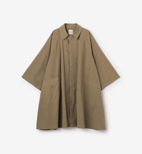 ORCIVAL「ORCIVAL | ガーメントダイ コットン Aライン ラグランコート WOMEN」|ダッフルコート|