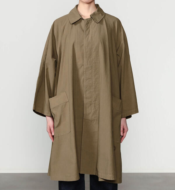 ORCIVAL「ORCIVAL | ガーメントダイ コットン Aライン ラグランコート WOMEN」|ダッフルコート|