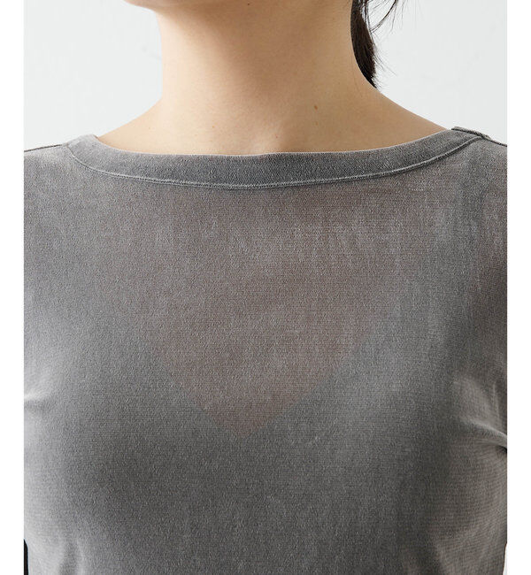  「フロッキーバックシャンカットソー」|Tシャツ・カットソー|