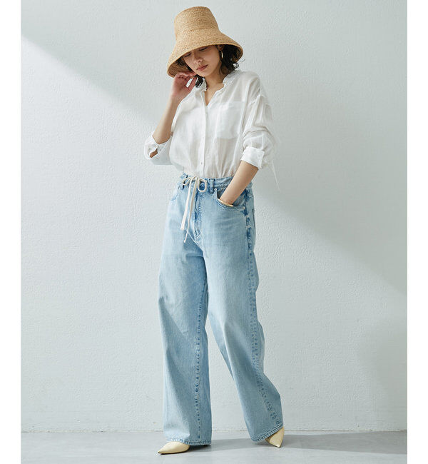  「ドロストデニムパンツ」|チノ|