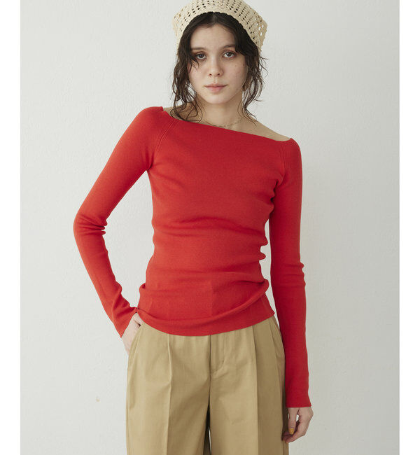 THE PAUSE「【THE PAUSE】オフショルニットプルオーバー」|ニット・セーター|