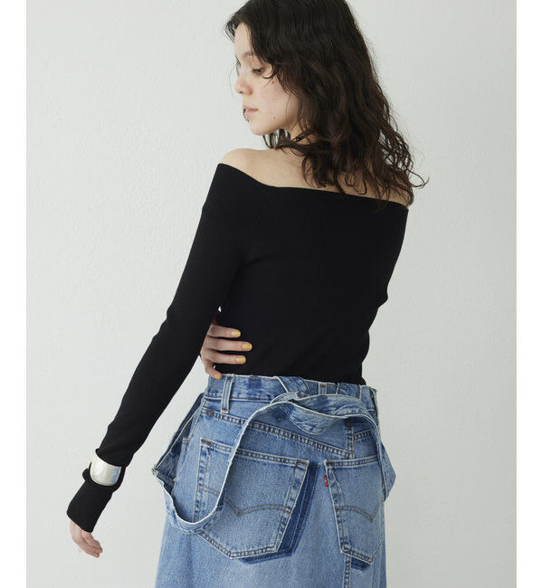 THE PAUSE「【THE PAUSE】オフショルニットプルオーバー」|ニット・セーター|