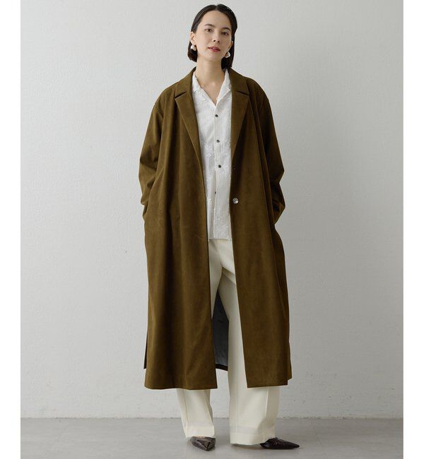  「スエードライクコート」|その他|ブラウン