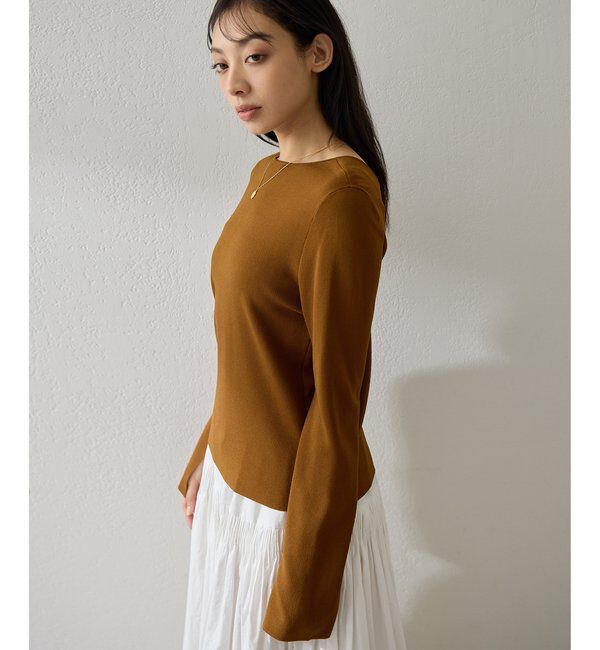  「2wayスムースプルオーバー」|ニット・セーター|