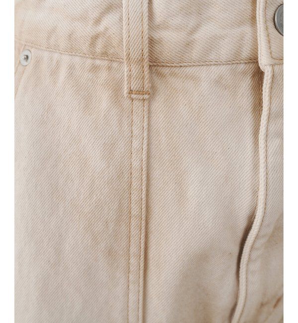  「サンフェードダブルニーパンツ」|デニム|