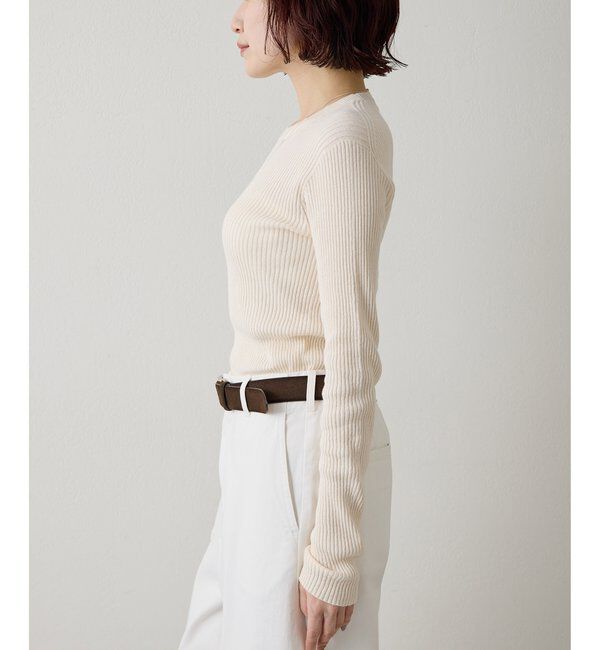  「ホールガーメントRIBプルオーバー」|ニット・セーター|