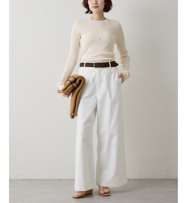  「ホールガーメントRIBプルオーバー」|ニット・セーター|