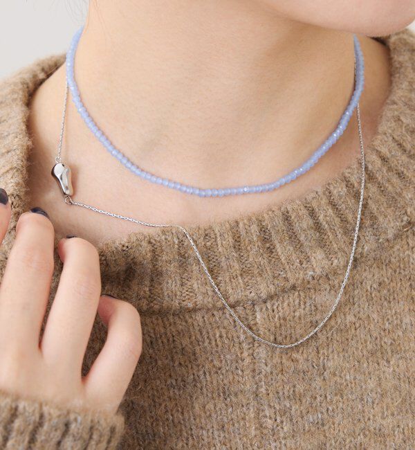  「【PAPILLONNER/パピヨネ】ビーズ2WAYネックレス」|リング|