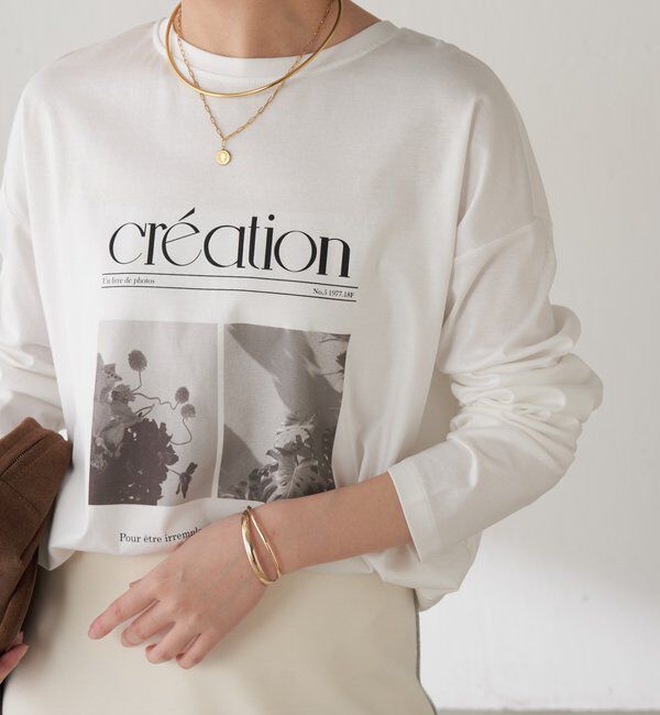  「モノクロフォトロゴロンT」|Tシャツ・カットソー|