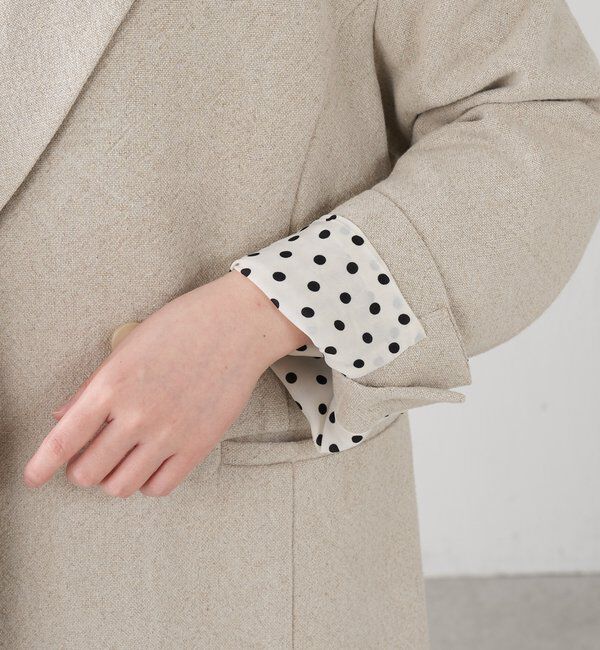  「コットンリネンオーバーダブルジャケット」|ベスト・ジレ|