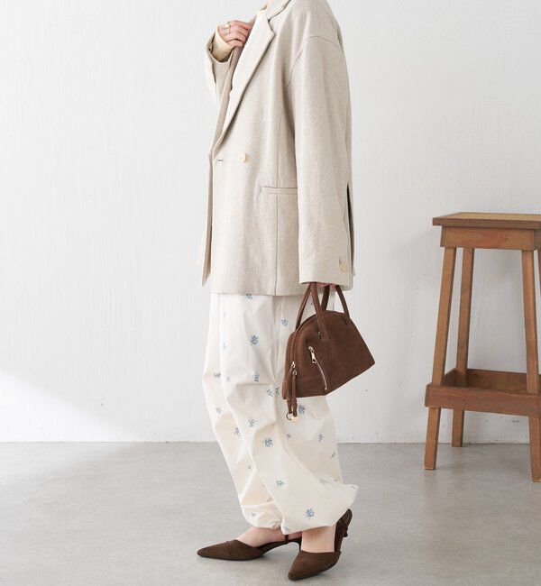  「コットンリネンオーバーダブルジャケット」|ベスト・ジレ|