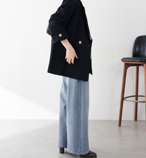  「コットンリネンオーバーダブルジャケット」|ベスト・ジレ|