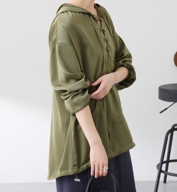  「レースアップアノラック」|シャツ・ブラウス|