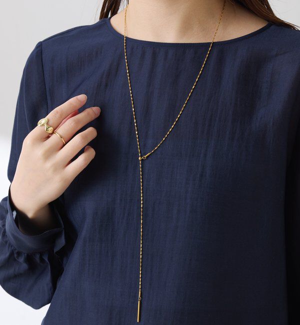  「【PAPILLONNER/パピヨネ】ステンレス2WAYネックレス」|リング|