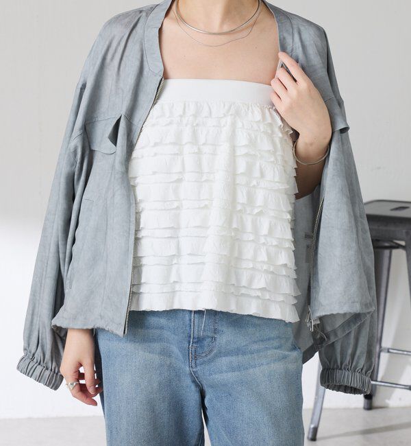  「【PROVOKE別注アイテム】 フリルレイヤードスカート」|スカート|