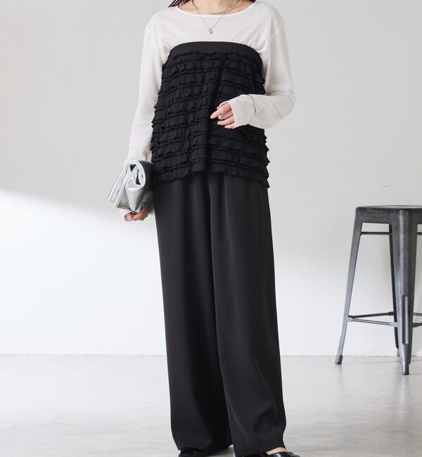  「【PROVOKE別注アイテム】 フリルレイヤードスカート」|スカート|