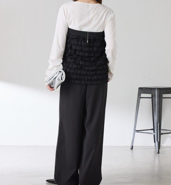  「【PROVOKE別注アイテム】 フリルレイヤードスカート」|スカート|