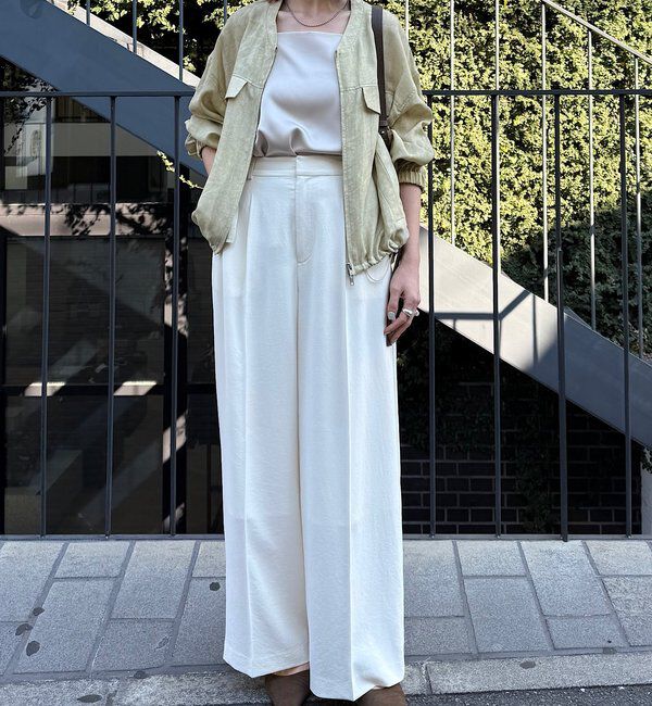  「バックロングZIPブルゾン」|ベスト・ジレ|