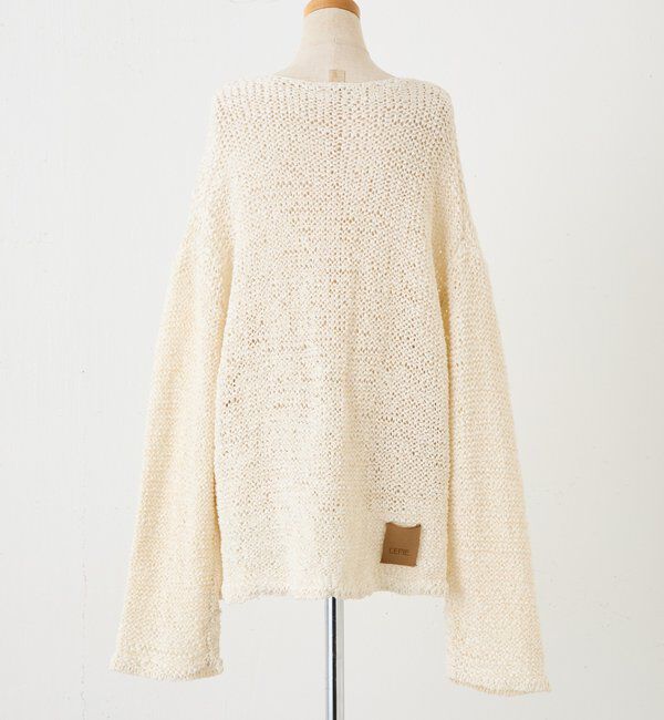  「【CEPIE./セピエ】テープヤーンニット」|ニット・セーター|