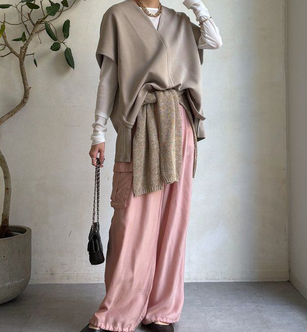  「【WEB限定】オーバーシルエットダンボールベスト」|Tシャツ・カットソー|