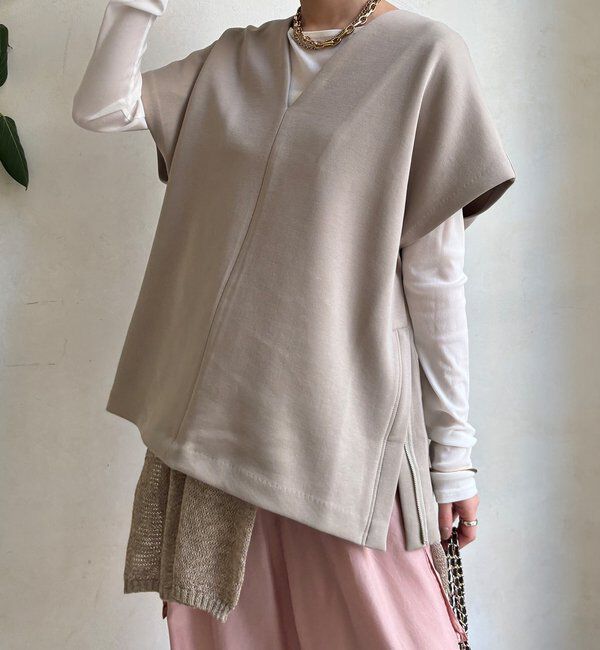  「【WEB限定】オーバーシルエットダンボールベスト」|Tシャツ・カットソー|