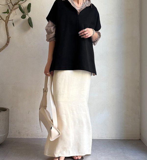  「【WEB限定】オーバーシルエットダンボールベスト」|Tシャツ・カットソー|