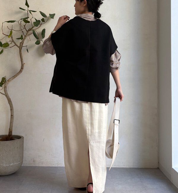  「【WEB限定】オーバーシルエットダンボールベスト」|Tシャツ・カットソー|