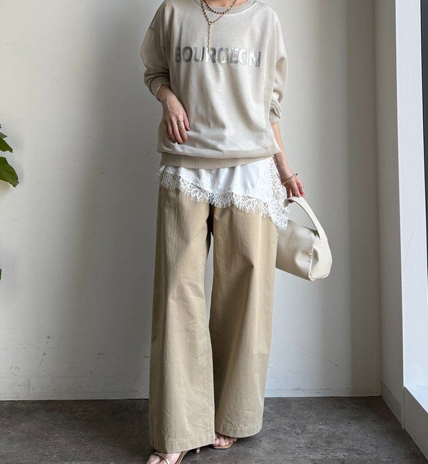  「シアーロゴニット」|ニット・セーター|