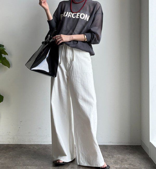  「シアーロゴニット」|ニット・セーター|