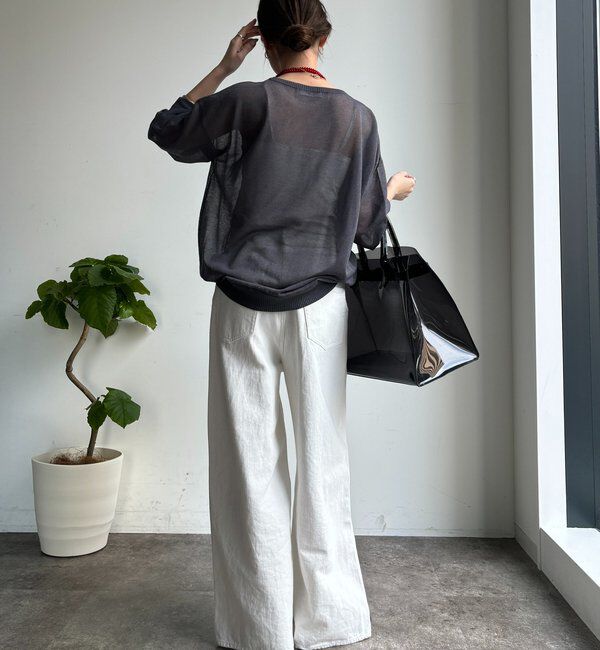  「シアーロゴニット」|ニット・セーター|